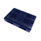 Palettes en plastique de réversible bleu-foncé de HDPE surface de 1200 x 800 grilles