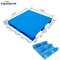 Bleu en plastique adapté aux besoins du client de palettes de HDPE de la palette 1100x1100 d'entrepôt