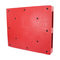 Palettes en plastique de poids léger rouge d'entrepôt pour des marchandises de largeur de 2300mm