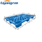 Palette en plastique industrielle 1200 x 800 de HDPE de palette en plastique bleue d'euro