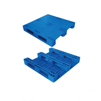 Le bleu de HDPE a réutilisé résistant en plastique de palettes de palette en plastique de GV