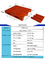 palette en plastique empilable de plancher de palettes en plastique rouges de 1000*1200mm