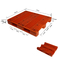 palette en plastique empilable de plancher de palettes en plastique rouges de 1000*1200mm