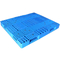 Palettes moulées légères bleues de palette en plastique recyclable d'euro de HDPE