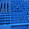 L'espace en plastique d'entrepôt d'économies de disposition de palette de double HDPE de côtés