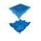Le bleu de GV d'OEM a réutilisé la palette à quatre voies d'entrée de HDPE en plastique de palettes