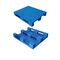 Palette en plastique réutilisée empilable de palettes en plastique bleues de HDPE résistante
