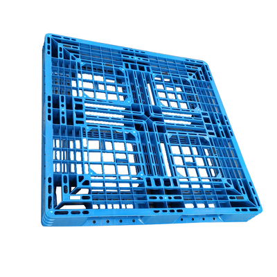 Palette en plastique faite face simple 1100X1100X125mm d'euro hygiénique léger